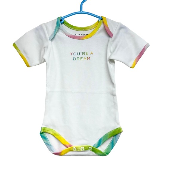 Hill House Baby/ Infant You're a dream Rainbow Onesie Size 6-9 Months - Picture 1 of 3